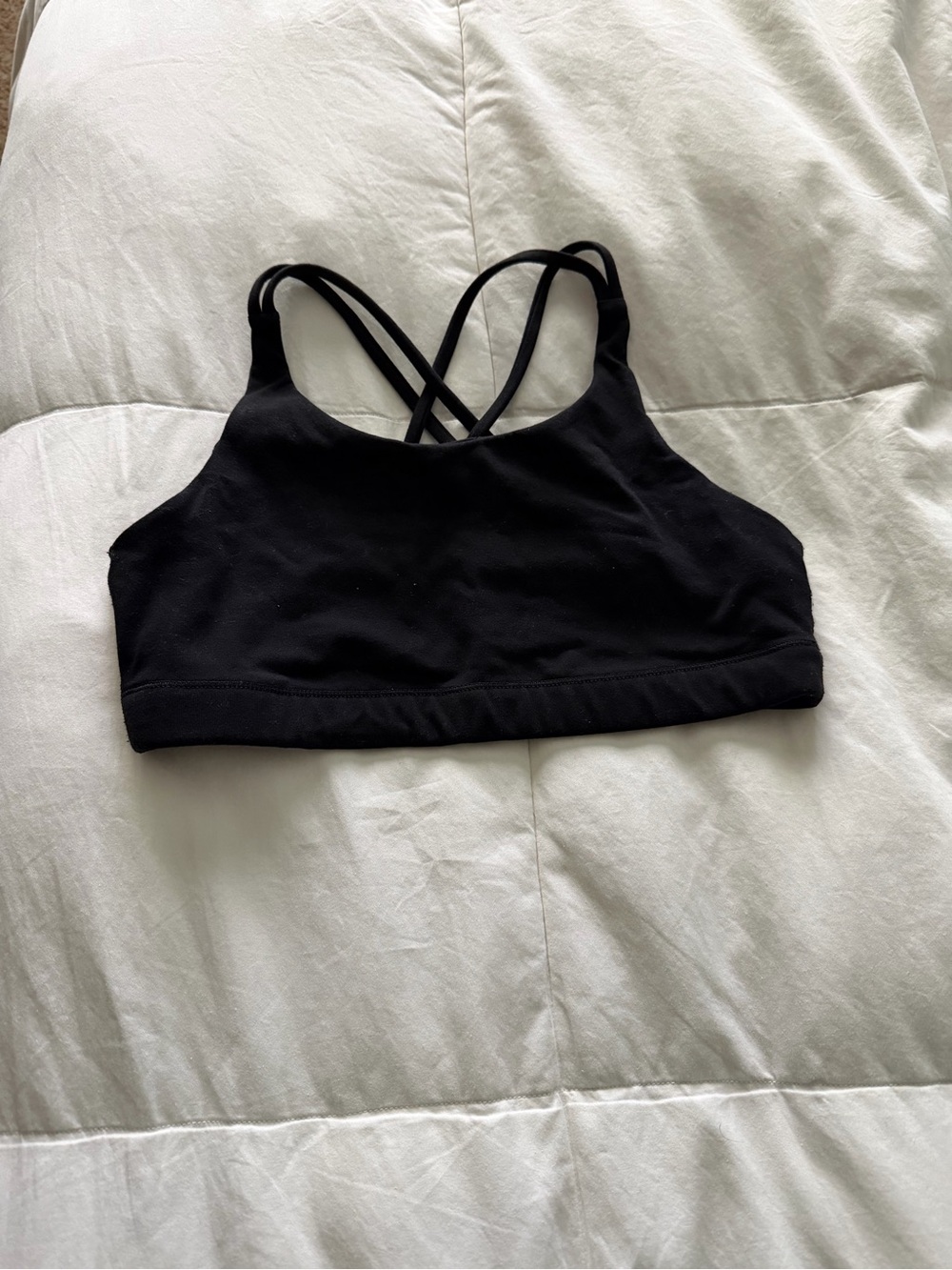 Athleta Girl Black Strappy Teen Sports Bralette